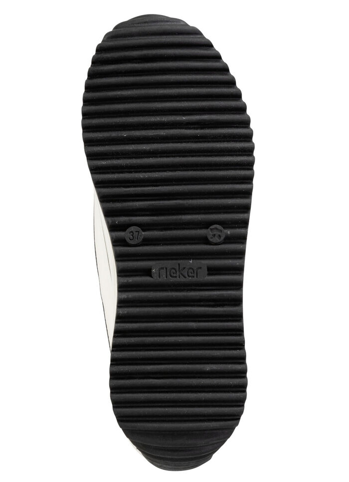 Rieker Schn&uuml;r-Bootie in Leo-Print oder Denim-Style BRAUN-SCHWARZ-WEISS