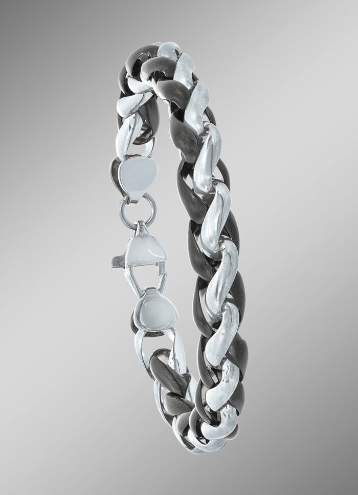 Markantes Armband aus Edelstahl 