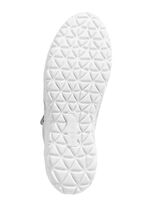 Waldl&auml;ufer Schn&uuml;rschuh mit floral bedrucktem Elastikmaterial SILBER-WEISS