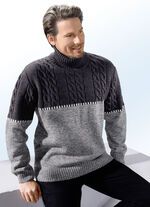 Au&szlig;ergew&ouml;hnlicher Rollkragenpullover 