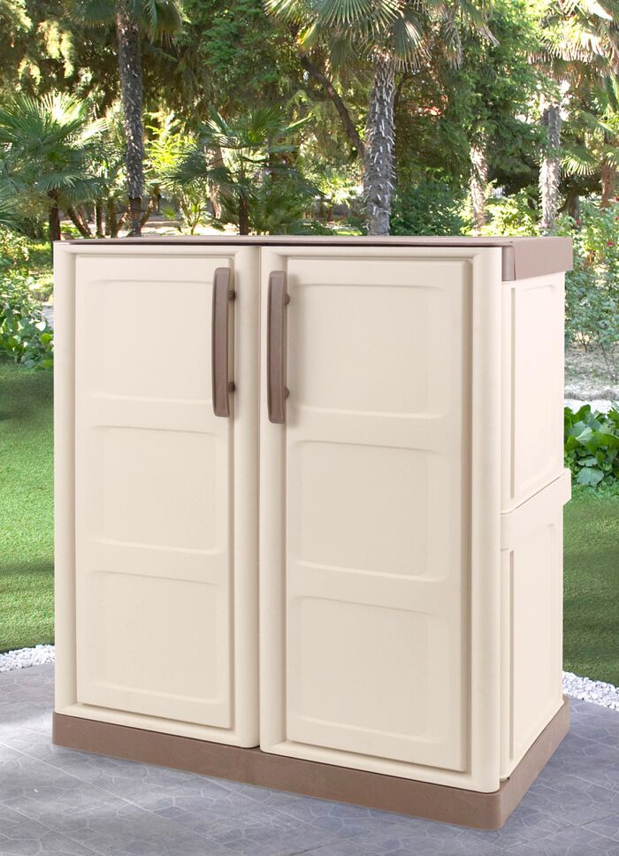 Stabile Gartenschr&auml;nke BEIGE
