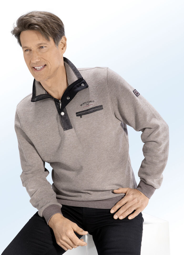 "Monte Carlo" Troyer mit Stickerei im Vorderteil 