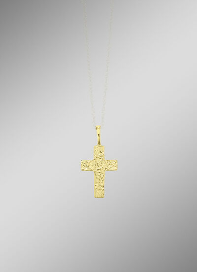 Kreuz-Anhänger aus Gold 