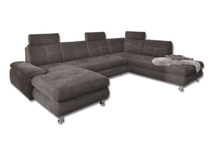 Formschöne Wohnlandschaft mit Funktion BRAUN