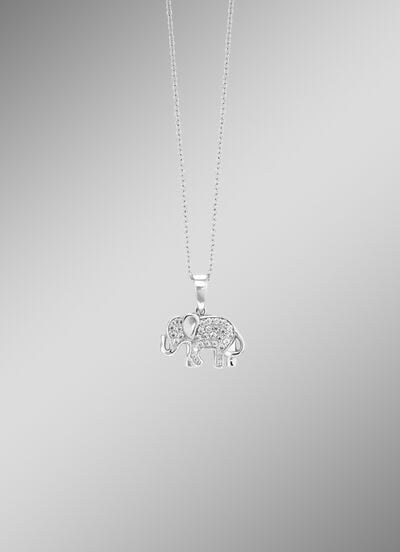 Bezaubernde "Elefant"-Anhänger mit Ankerkette 