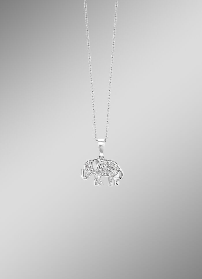 Bezaubernde "Elefant"-Anhänger mit Ankerkette 