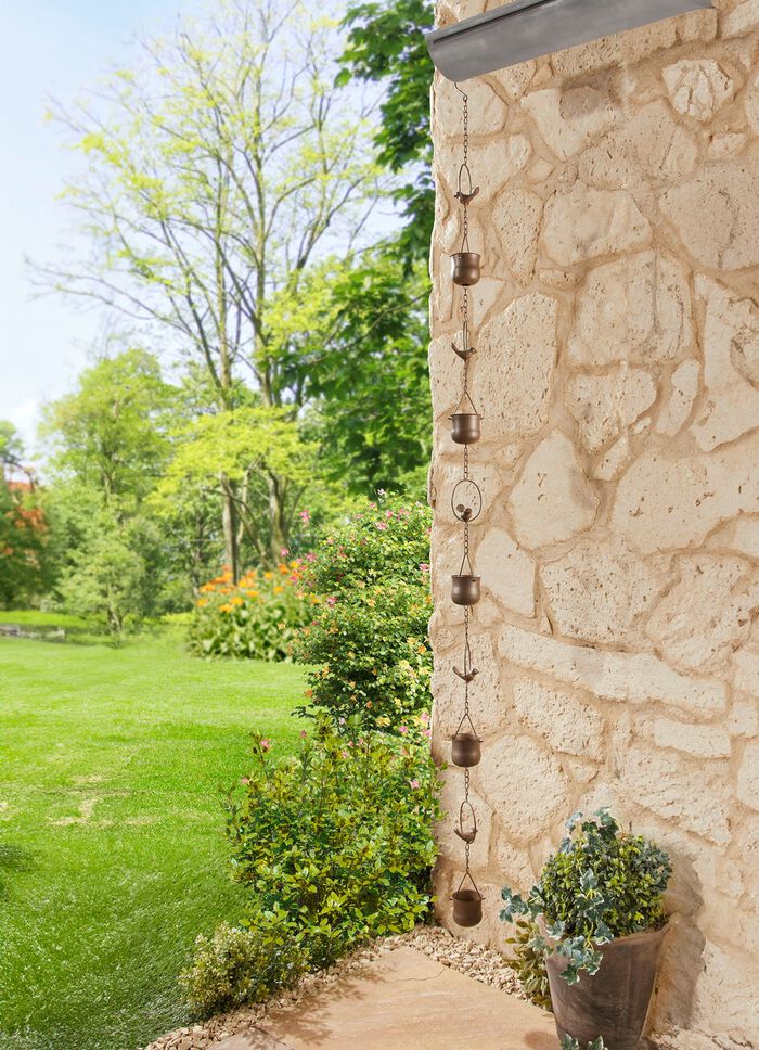 Regenkette mit Sch&auml;lchen 