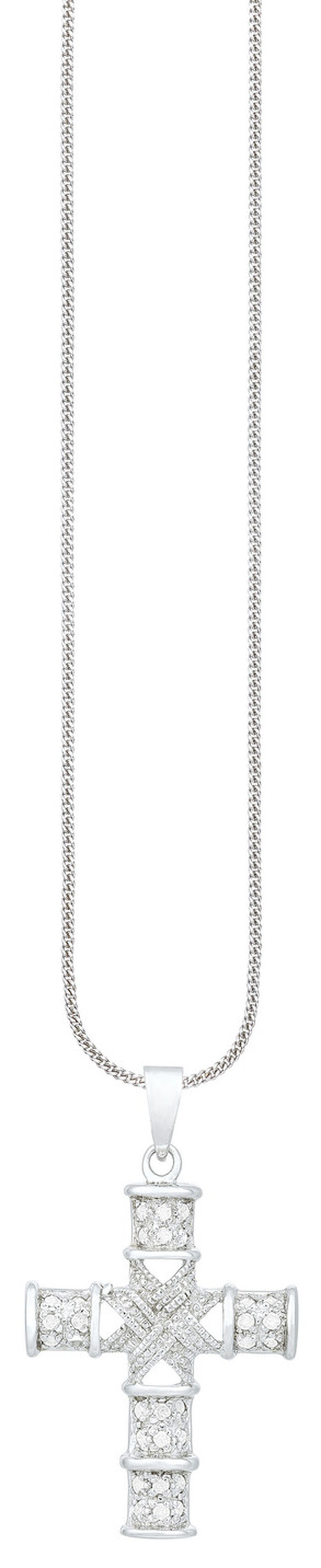 Toller Kreuz-Anh&auml;nger mit Diamanten 