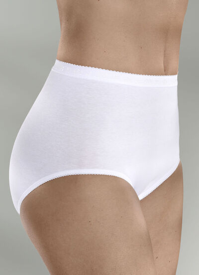 Dreierpack Slips mit elastischen Abschlüssen 