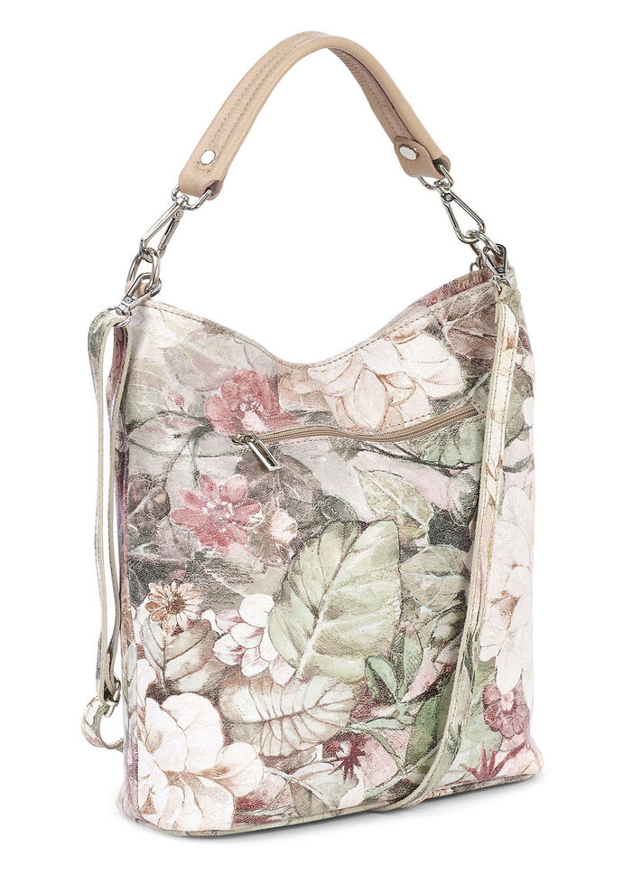 Laurina, Tasche, Damen, mit verstellbarem Umhängeriemen ROSA-ECRU