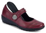 Gemini Slipper aus Rind-Nappaleder BORDEAUX