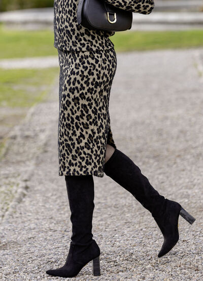 Rock in Strick-Optik 