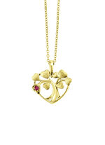 Anhänger Baum in Herz mit Ankerkette 