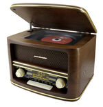 „soundmaster“ Nostalgie-Stereoanlage im Echtholzgehäuse 