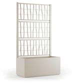 Pflanzkasten aus recyceltem Polypropylen WEISS