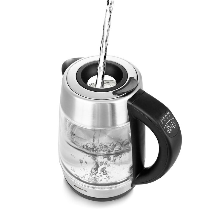 Emerio Wasserkocher mit einstellbarer Temperatur 