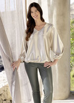 Tunika mit Fledermausärmeln 