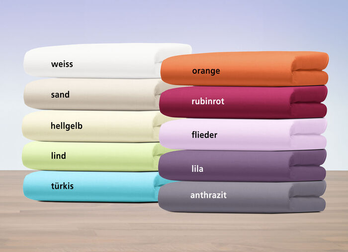 Strapazierfähiges Multi-Stretch-Jersey-Spannbetttuch ANTHRAZIT