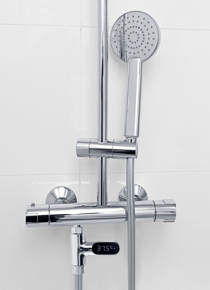 Durchlaufthermometer mit LED-Bildschirm 