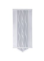 Moderne Schiebegardine mit dezentem Wellen-Design 