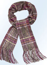 Schal mit kontraststarkem Muster 