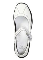 Gemini, klassische Damen-Slipper, Weite G, mit herausnehmbarem Fu&szlig;bett WEISS