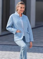Wendejacke mit Knopfleiste HIMMELBLAU/HIMMELBLAU-WEISS