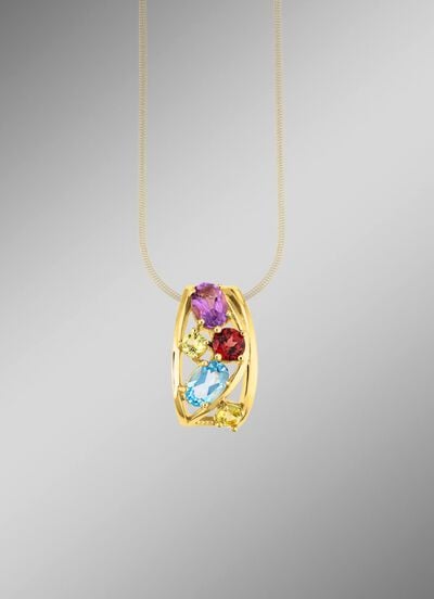 Eleganz in jedem Detail: Anh&auml;nger mit echten Edelsteinen 