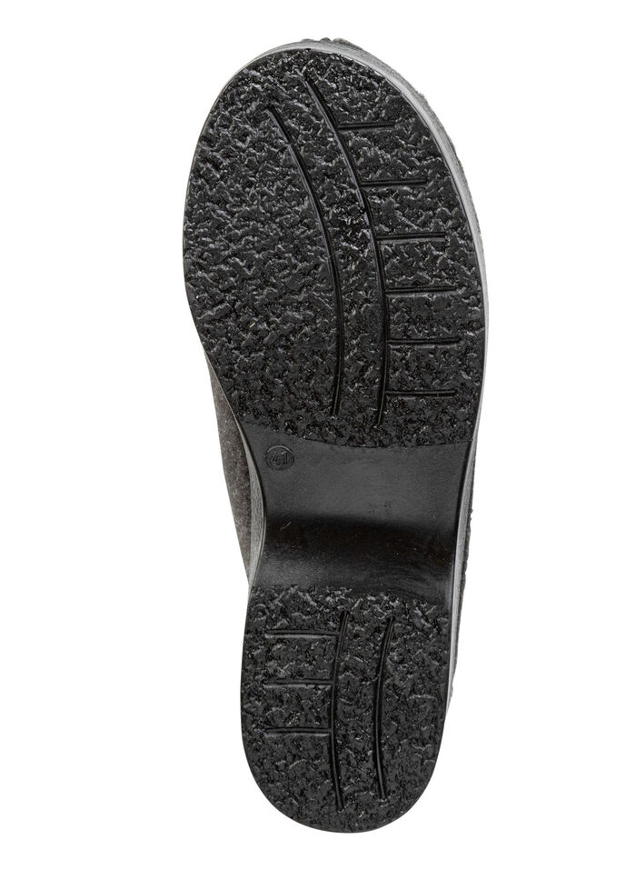 Haus-Stiefel mit praktischem Reißverschluss SCHWARZ