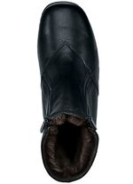 Stiefelette mit zwei seitlichen Rei&szlig;verschl&uuml;ssen SCHWARZ