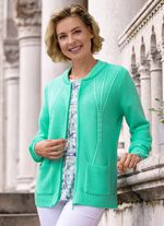 Strickjacke in Mustermix 