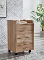 Rollcontainer mit 4 Schubladen EICHE SONOMA