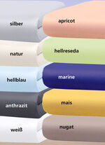 Superweiche Spannbetttücher und Kissenbezüge ANTHRAZIT