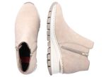 Rieker Stiefelette aus weichem Nubukmaterial BEIGE