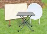 Wetterfeste Klapptische von MFG Freizeitm&ouml;bel 