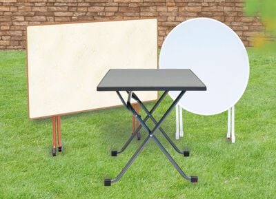 Wetterfeste Klapptische von MFG Freizeitm&ouml;bel 