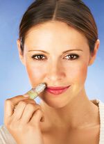 Damenbartblocker als Roll-On-Stift 