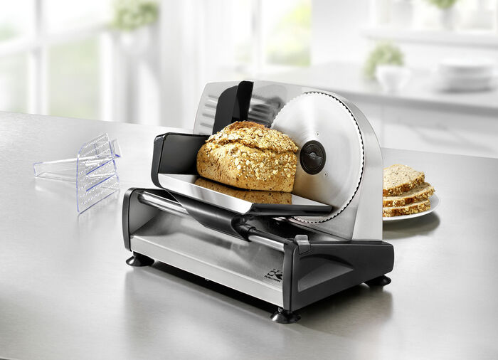 Metall-Allesschneider mit Funktionsschalter für Dauerbetrieb 