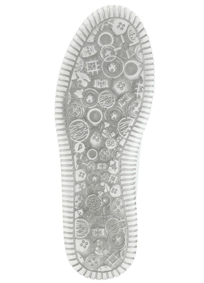 Gemini Sneaker mit elastischem Textilmaterial WEISS