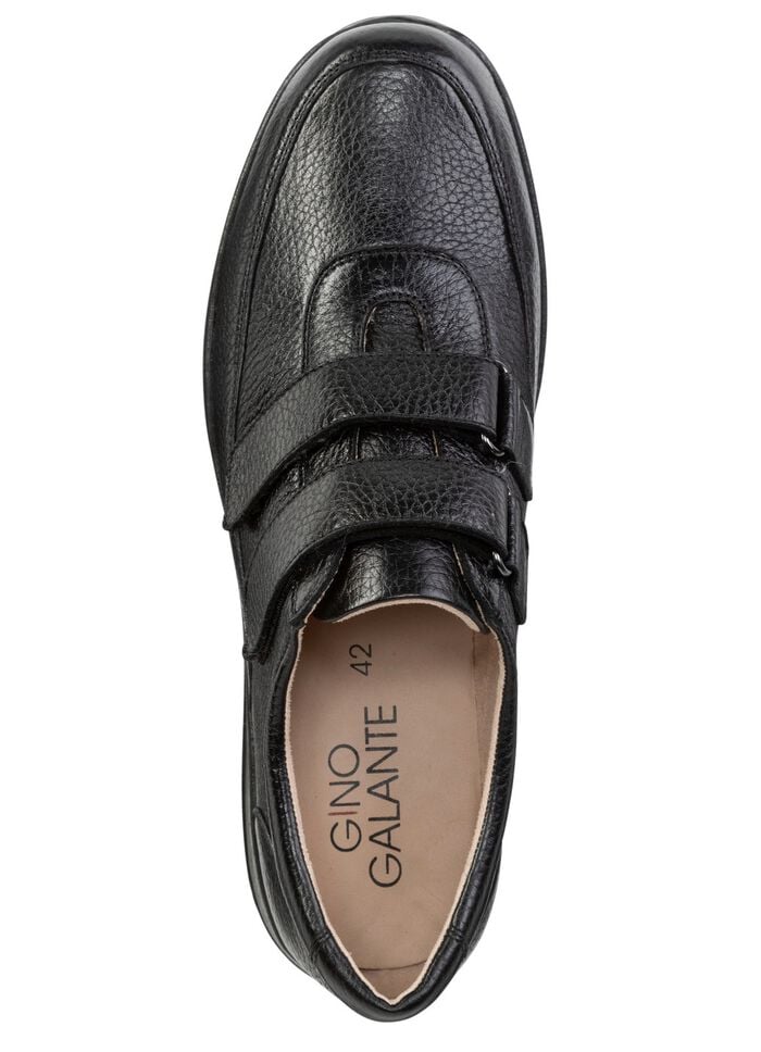 GINO GALANTE Klettschuh aus Hirsch-Nappaleder SCHWARZ