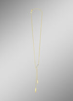 Vergoldete Halskette mit Zirkonia 