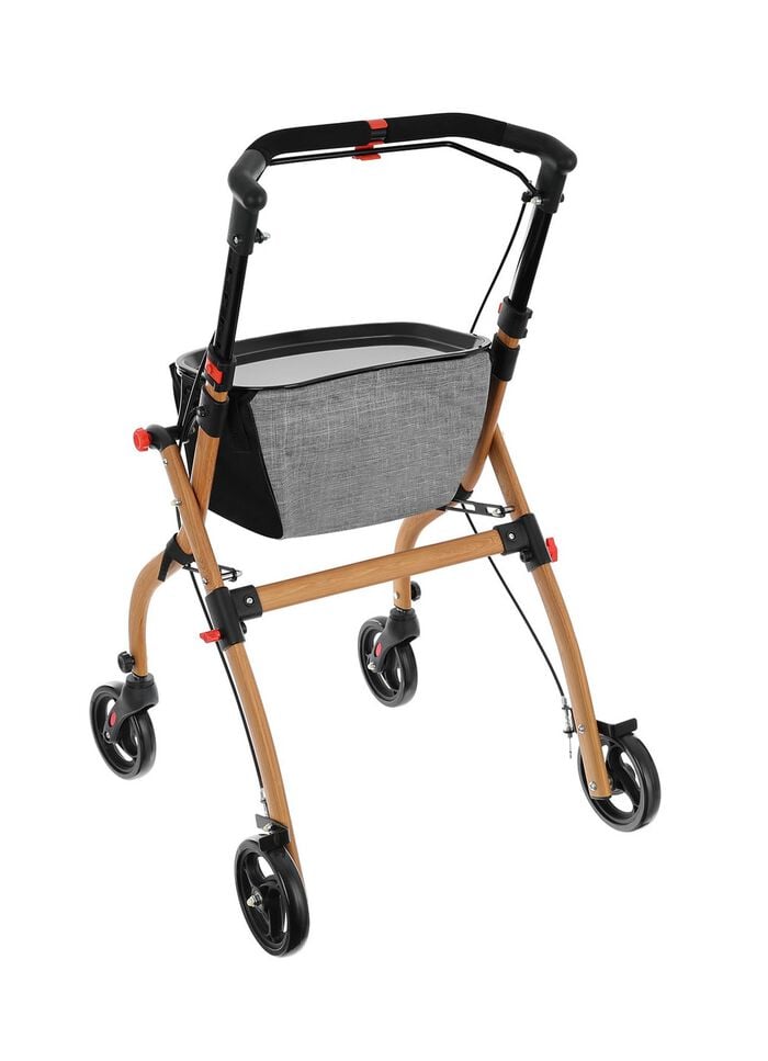 Indoor Rollator - in edler Vollholzoptik 