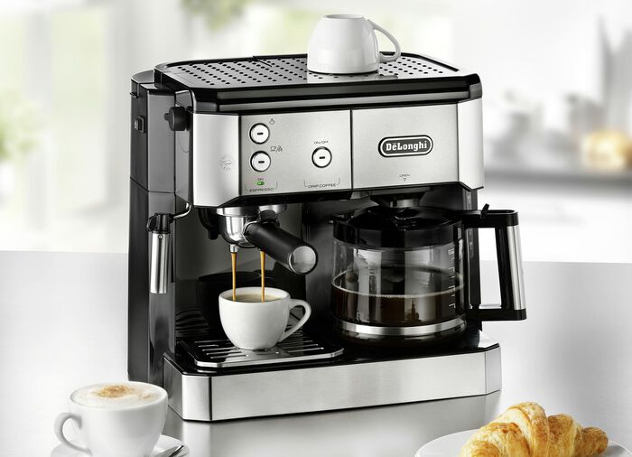 De’Longhi Kaffee-/Espressomaschine BCO411.B/BCO421.S EDELSTAHL