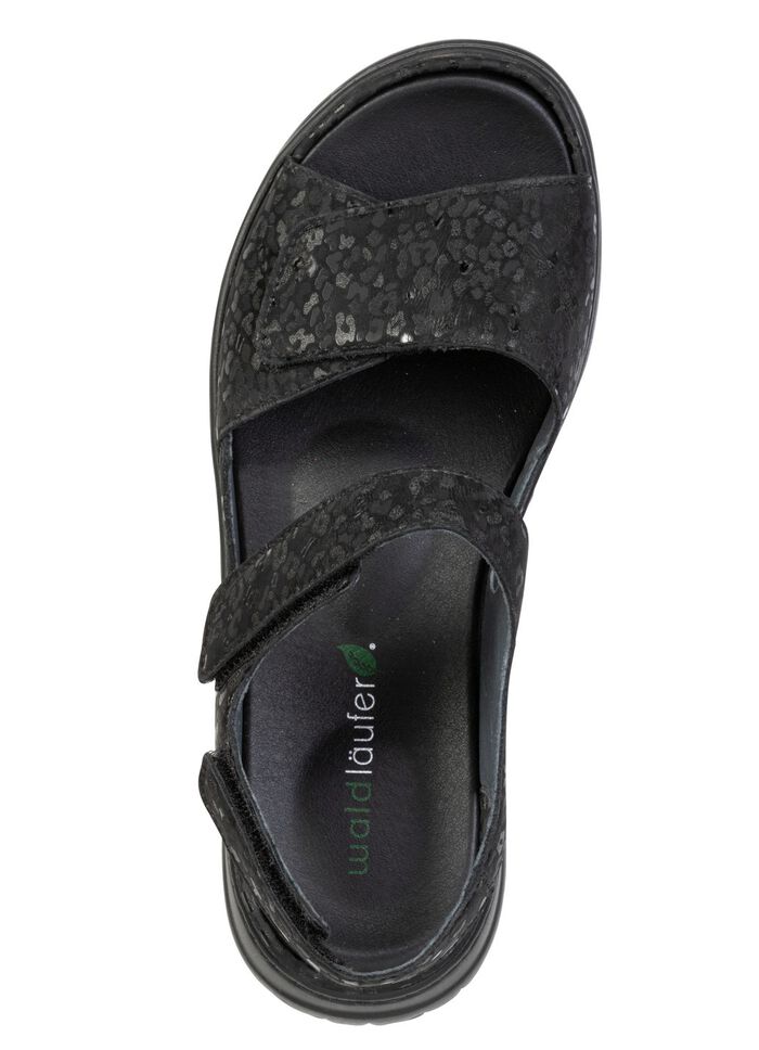 Waldl&auml;ufer, bequeme Damen-Sandalen, Weite H, mit herausnehmbarem Fu&szlig;bett 