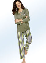 Zweierpack Schlafanz&uuml;ge mit Knopfleiste, lang und kurz 