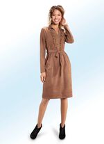 Kleid mit Bindegürtel 