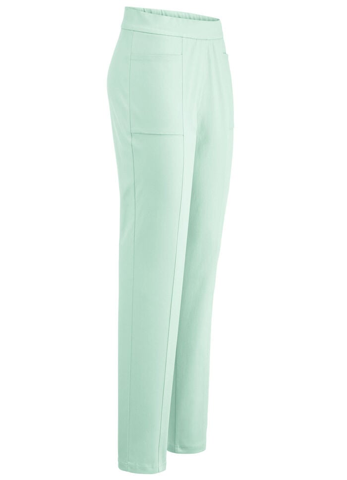 Hose mit abgesteppten Teilungsn&auml;hten MINT