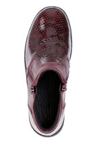 ELENA EDEN, komfortable Damen-Boots, Weite H, mit herausnehmbarem Fußbett BURGUND