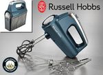 Russell Hobbs Handmixer mit spiralf&ouml;rmigen Helix-Quirlen SAPHIRBLAU
