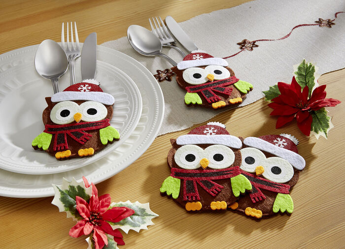 Bestecktaschen, 4er-Set 